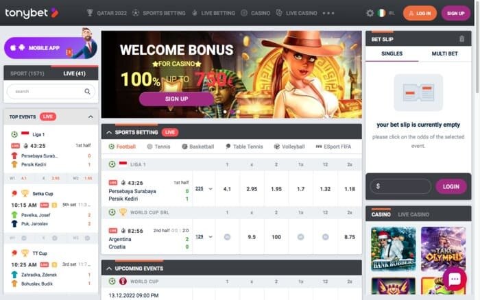 Tonybet Sportsbook