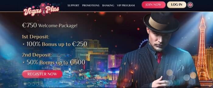 vegasplus com homepage