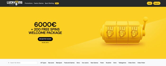Lucky Wins Casino Review