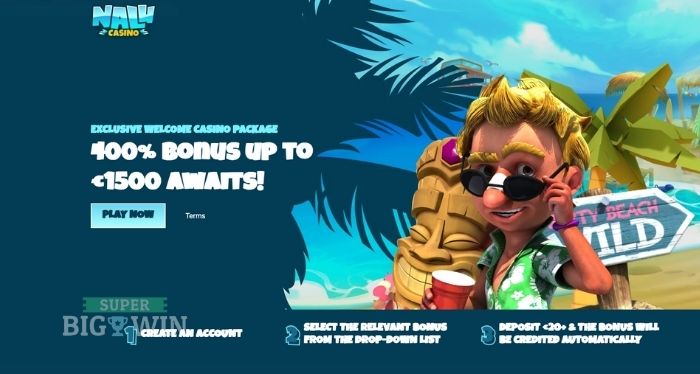 exclusieve welkomstbonus van Nalu Casino via SuperBigWin.NU