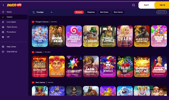 Online slots bij PangoPlay Casino