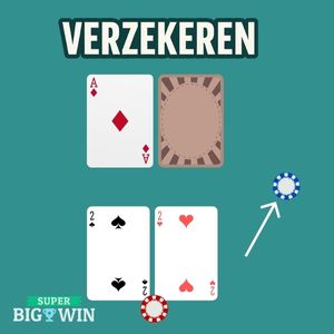 verzekeren bij blackjack