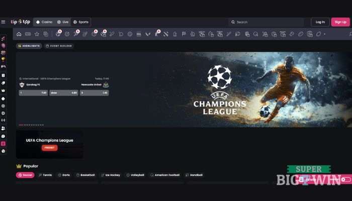 sportsbook casino tiptop