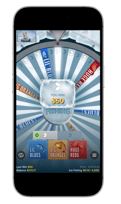 ice fishing live leave win