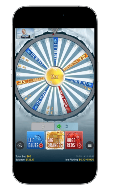 ice fishing live multiplier