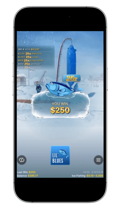ice fishing live win