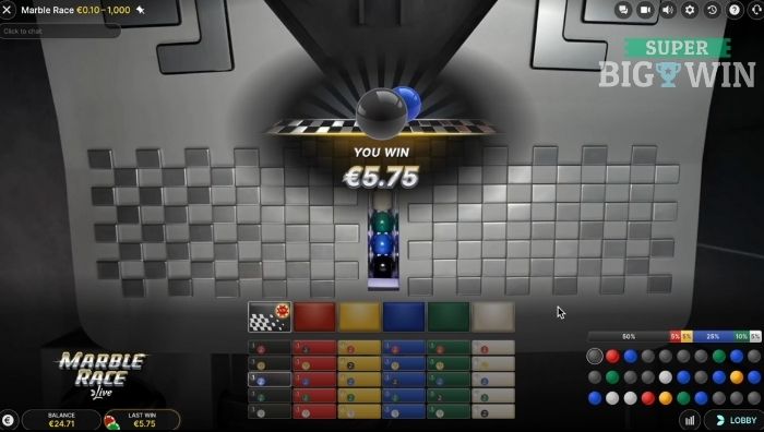 marble race winst