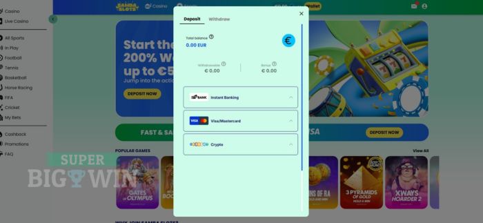 storten bji samba slots casino