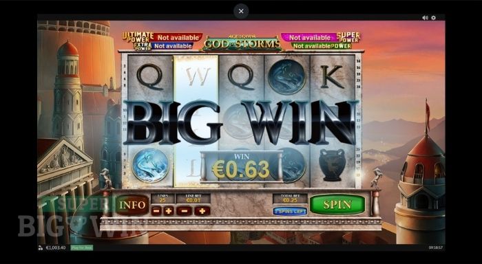age of the gods god of storms big win
