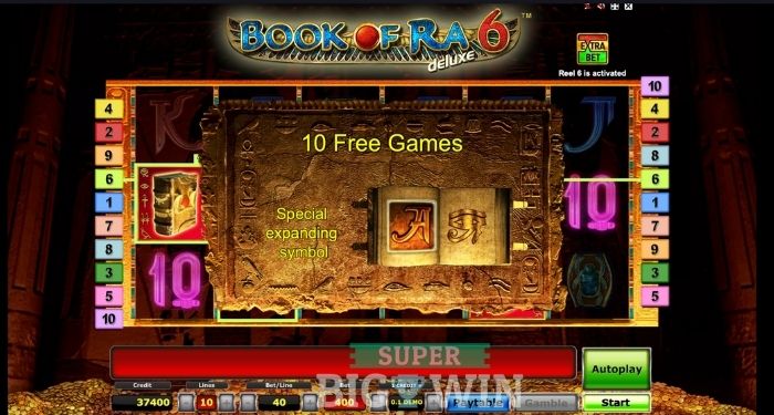 book of ra 6 deluxe bonus trigger