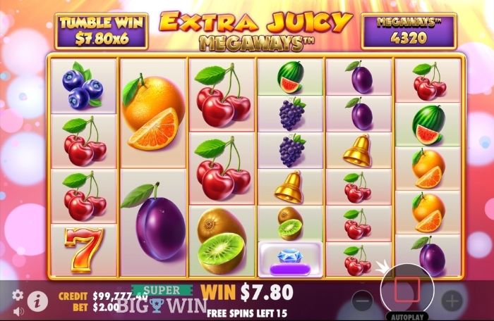 Gratis spins ronde van extra juicy megaways