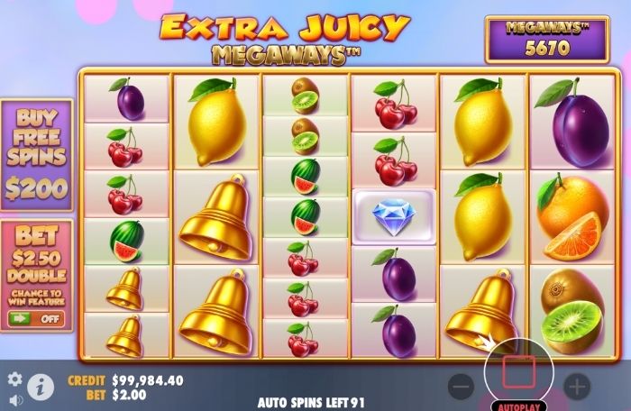 extra juicy megaways gokkast review