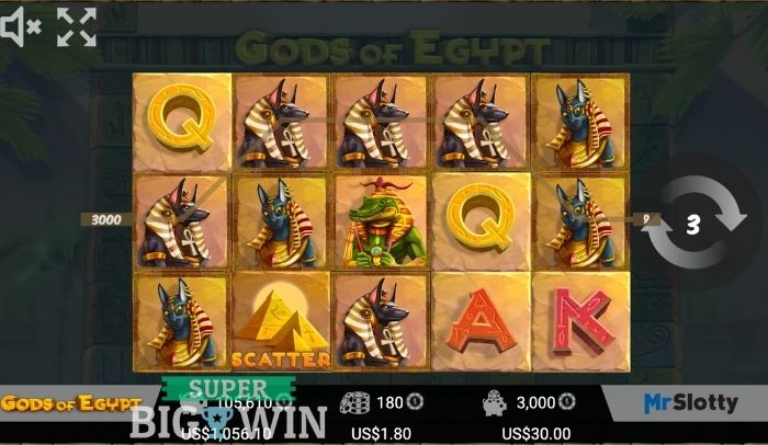 gods of egypt free spins