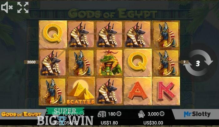gods of egypt slot review