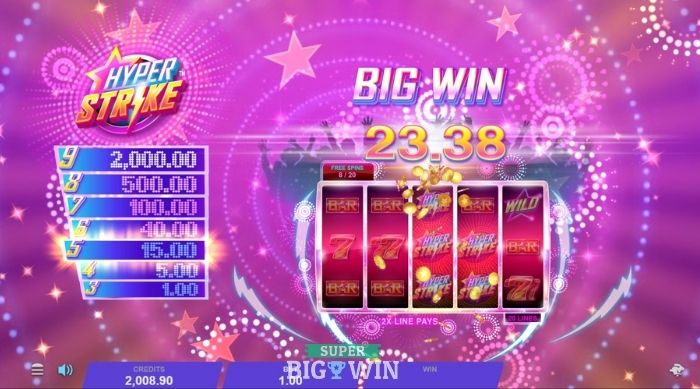 free spins ronde op hyper strike gokkast