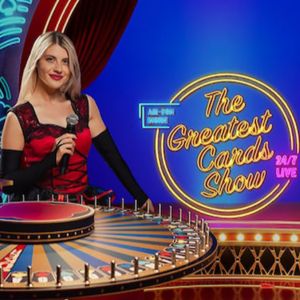 The greatest cards show live logo