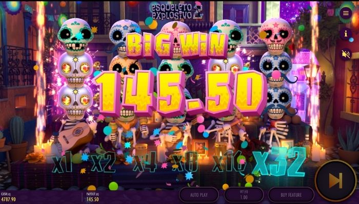Esqueleto Explosivo 2 Big win