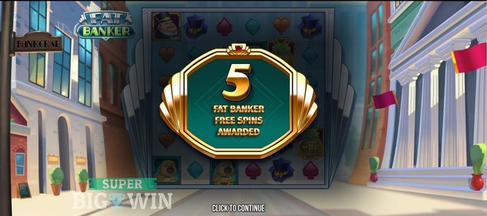 Fat Banker - Free spins trigger