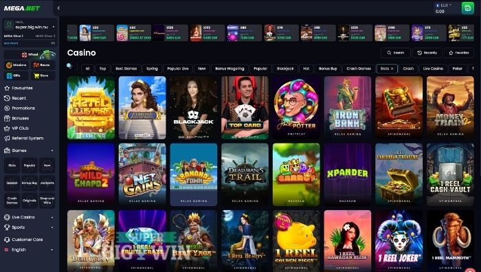 online slots bij mega.bet