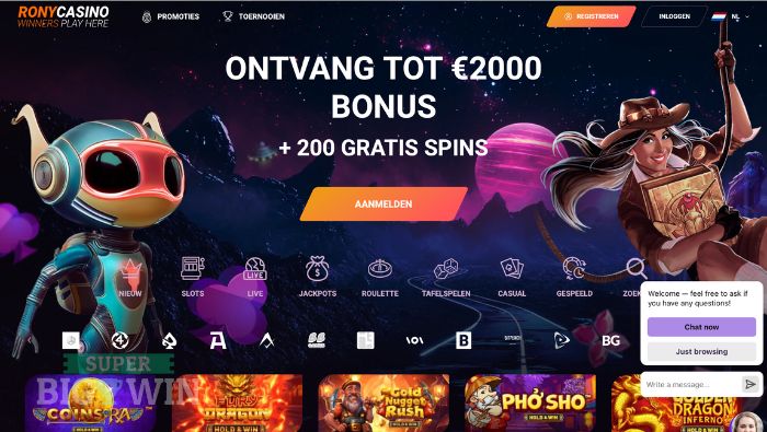 ronycasino homepage