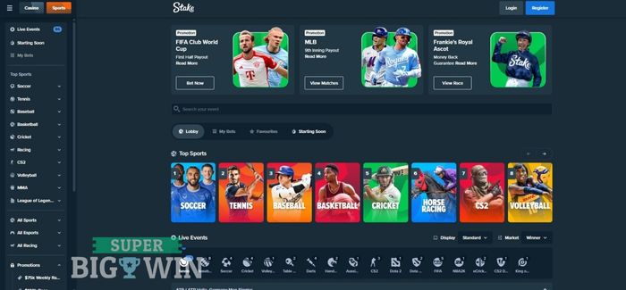 Stake.com sports