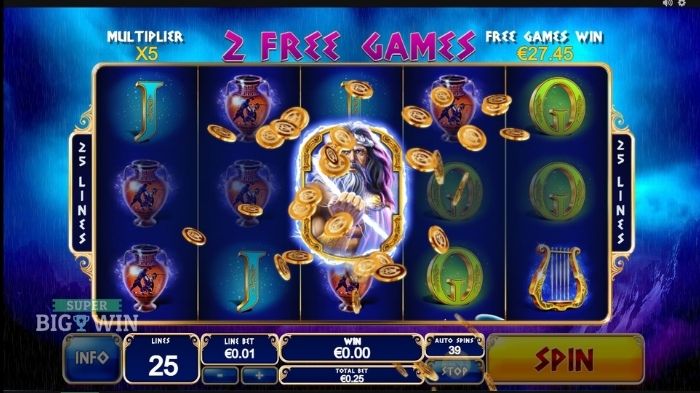 Age of the Gods: King of Olympus big win