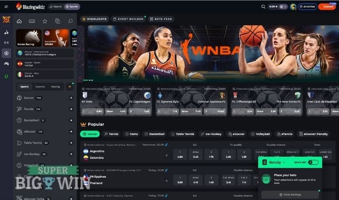 BlazingWildz sportsbook
