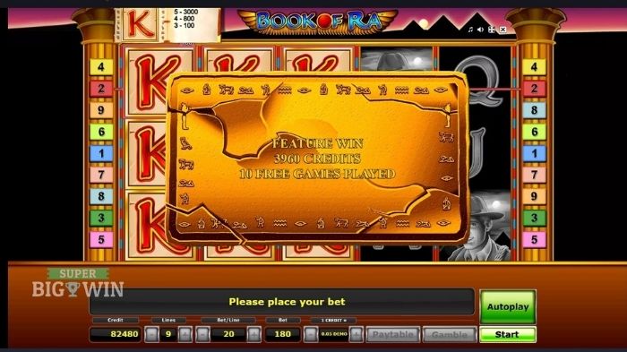 book of ra feature win