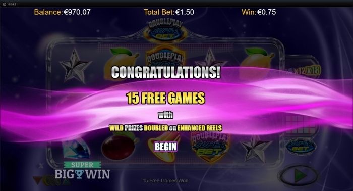 double play superbet slot free spins trigger