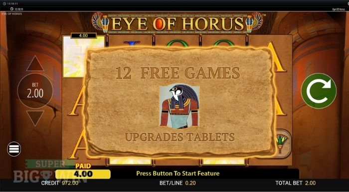 Free spins ronde - Eye of Horus