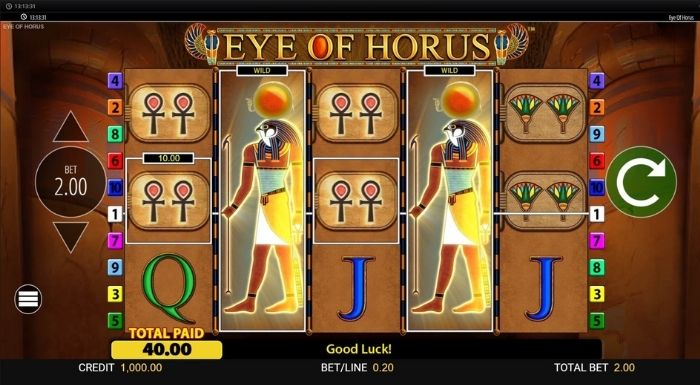 Wild in Eye of Horus slot