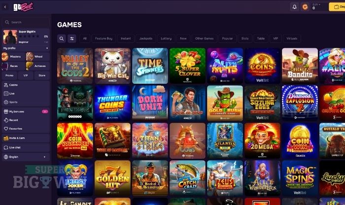 Slots bij GTbet