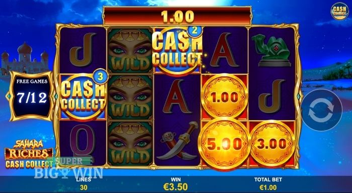 sahara riches free spins sticky symbols