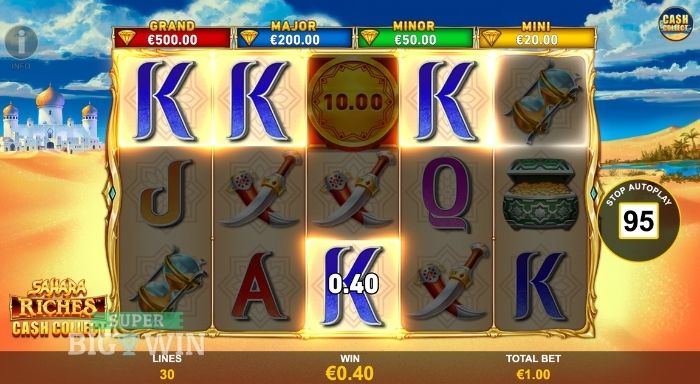 sahara riches cash collect slot review