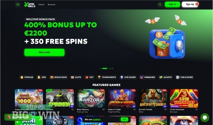 spinmills homepage