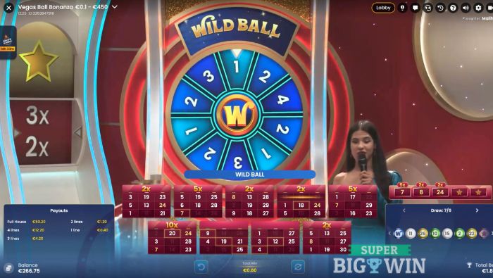 Wild ball in Vegas Ball Bonanza