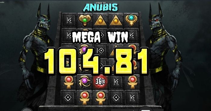 Hand of Anubis big win