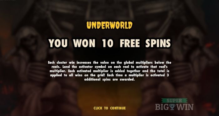 underworld bonus