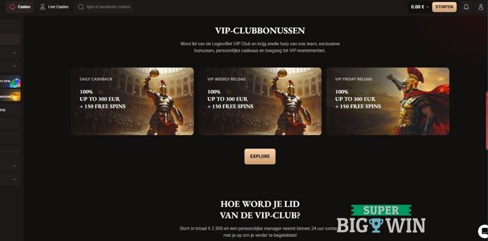 LegionBet VIP Club
