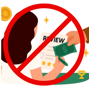 content transparantie: geen betaling voor positieve review