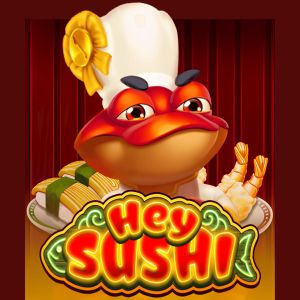 hey sushi slot logo