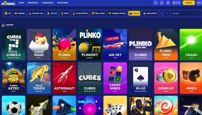 koning.bet casino instant spellen
