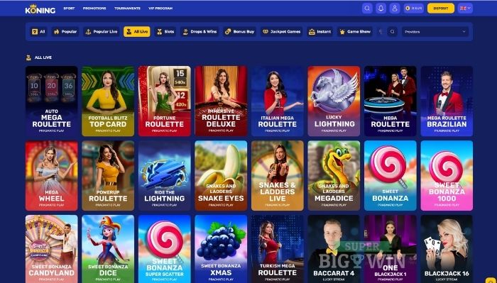koning.bet live casino