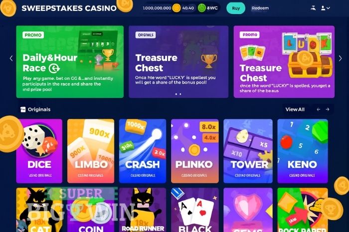 voorbeeld sweepstake casino