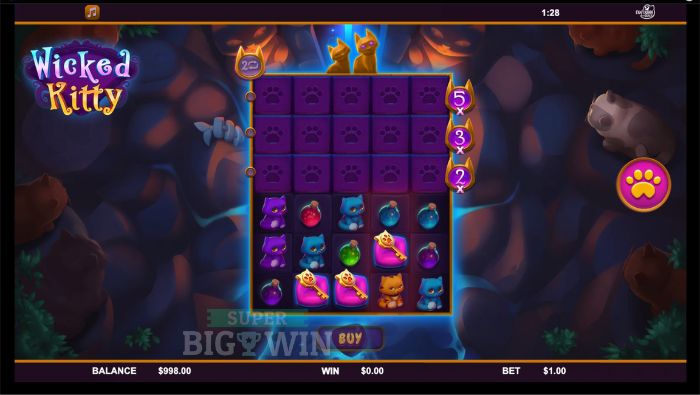 Wicked Kitty slot scatters