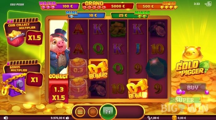 Gold Pigger gold collect