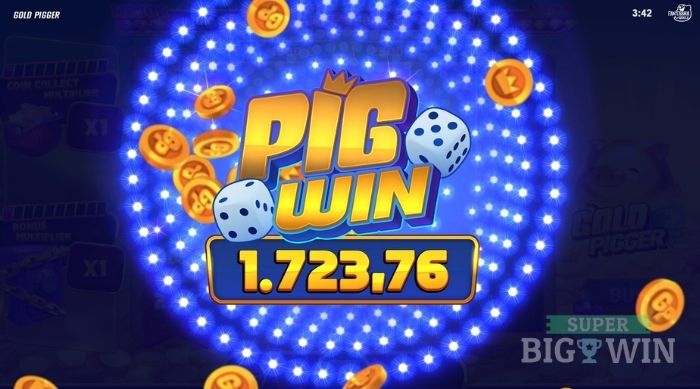gold pigger pig win