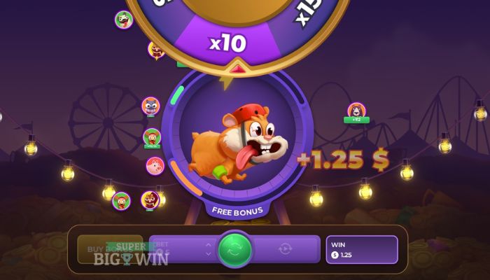 hamster run lucky wheel