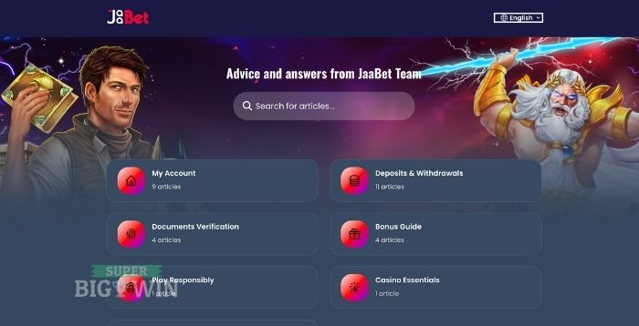 Jaabet helpcentrum