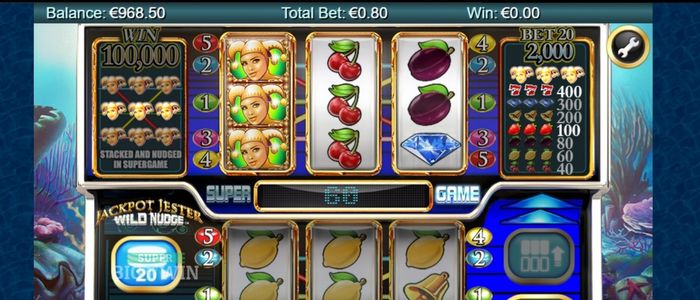 Jackpot Jester Wild Nudge Wild